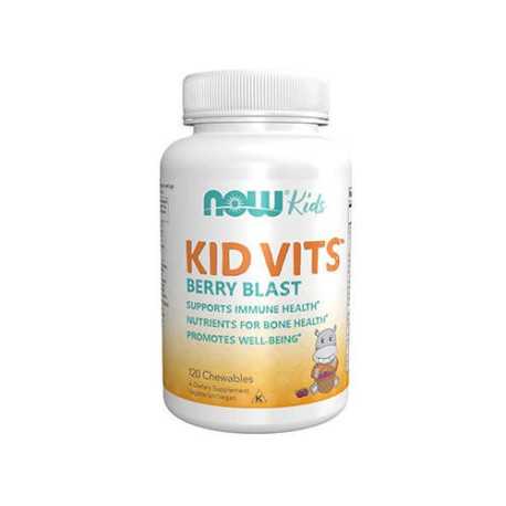 NOW Kid Vits - 120chewables - Berry Blast