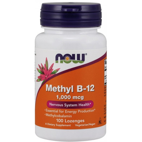 NOW Methyl B-12 1000mcg - 100 Lozenges