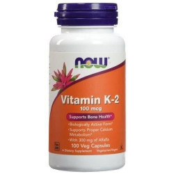 NOW Vitamin K-2 - 100MCG - 100vcap