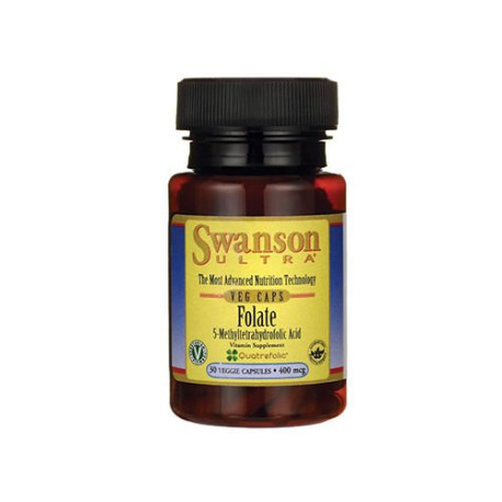 SWANSON Folate 400mcg - 30vcaps