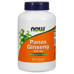 Now Panax Ginseng 500 mg 250 kaps.