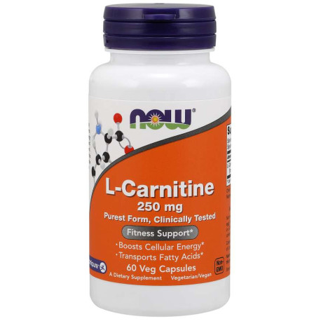 NOW L-Carnitine 250 mg 60 kaps.