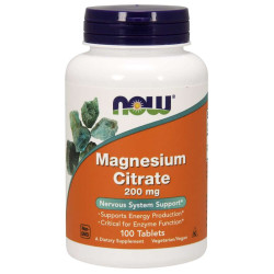 NOW Magnesium Citrate 200 mg 100 tabl.