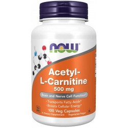NOW Acetyl L-Carnitine 500mg- 100vcaps