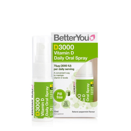 Better You Vitamín D 3000 orálny sprej 15 ml