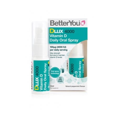 BetterYou DLux 4000 IU Vitam├şn D3 v spreji 15 ml