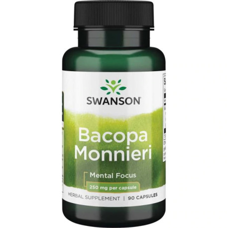 Swanson Bacopa Monnieri 250 mg 90 kaps.