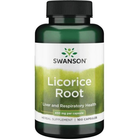 Swanson Licorice root 450 mg 100 kaps.