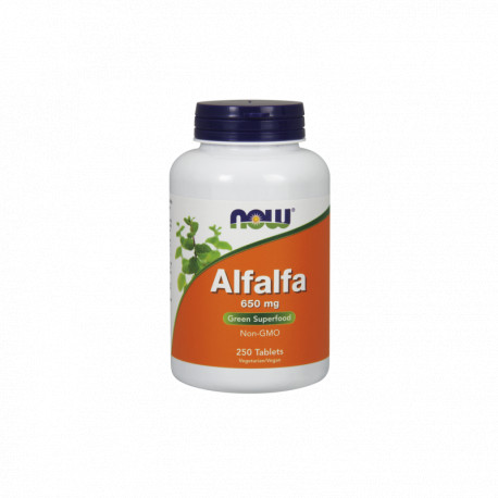 NOW Alfalfa 650 mg 250 tabl.