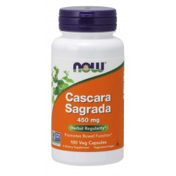 NOW Cascara Sagrada 450 mg 100 kaps.