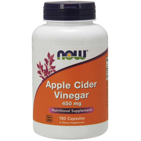 NOW Apple Cider Vinegar  450 mg 180 kaps.