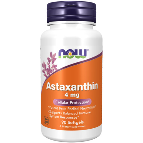 Now Astaxanthin 4mg 90 kaps.