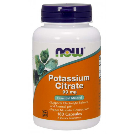 Now Potassium Citrate 99 mg -180 kaps.