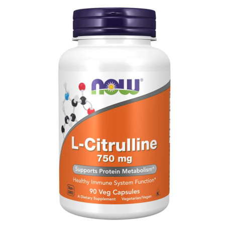 NOW L-Citrulline 750 mg 90 kaps.