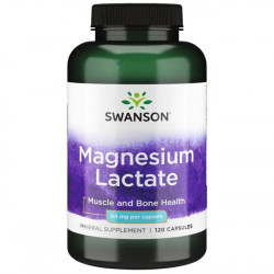 Swanson Magnézium Lactate 84 mg 120 kaps.