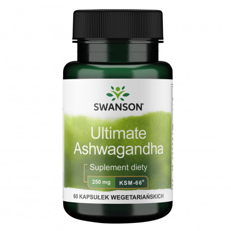 Swanson Ashwagandha Ultimate KSM-66 250 mg 60kaps.