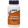 Now Turmeric & Bromelain - Kurkuma 300 mg + Bromelain 150 mg 90 kaps.