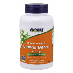 Now Ginkgo Biloba Double Strenght 120 mg 100veg.kaps.