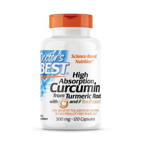 Doctor´s Best Curcumin C3 Complex with Bioperine 120 kaps.