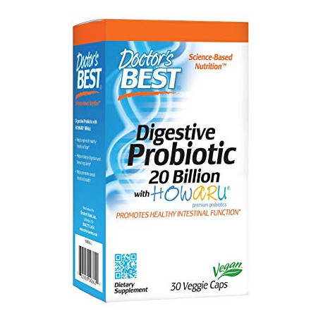 DoctorÔÇÖs Best Digestive Probiotic with Howaru 30 kaps.