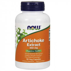 Now Artichoke Extract  450 mg 90 kaps.
