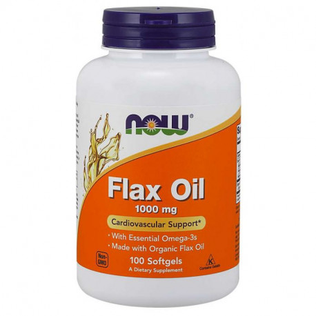 Now Flax Oil 1000 mg 100 kaps.