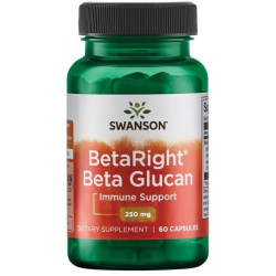 Swanson Beta Right Beta Glucan 250 mg 60 kap