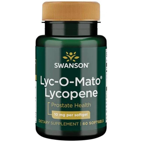 SWANSON Lyc-O-Mato Likopen 10 mg 60 softgels