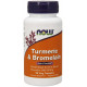 Now Turmeric & Bromelain - Kurkuma 300 mg + Bromelain 150 mg 90 kaps.