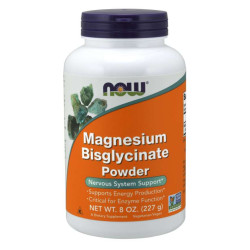 Now Magnesium Bisglycinate powder 227 g