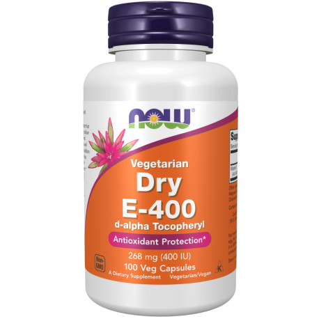 Now Vitamin E-400 Dry 100 kaps.