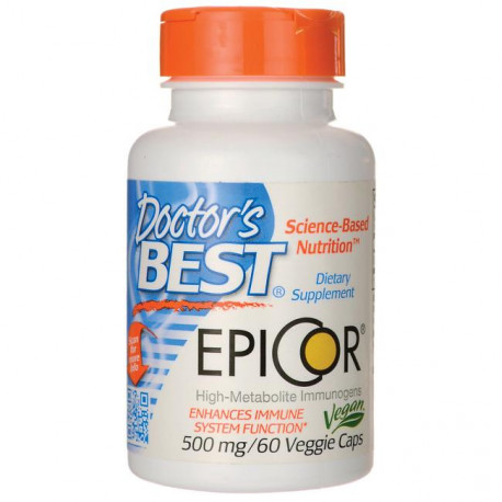 Doctor's Best EpiCor - Saccharomyces Cerevisiae 500 mg 60 kaps.