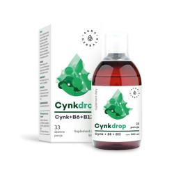 Aura Herbals Cynkdrop -tekut├Ż zinok s vitam├şnmi B6 a B12 500 ml