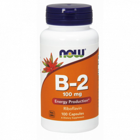 Now Vitamin B-2 100 mg 100 kaps.