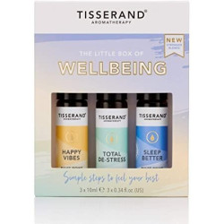 TISSERAND The Little Box of Wellbeing 3x10ml/Roll-on sada esen. olejov na zlepšenie nálady