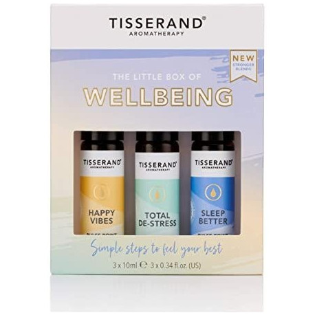 TISSERAND The Little Box of Wellbeing 3x10ml/Roll-on sada esen. olejov na zlepšenie nálady