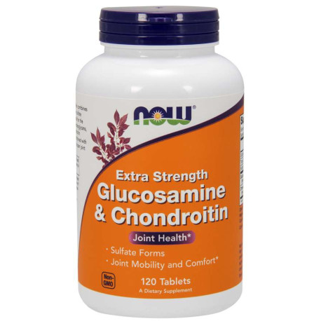 Now Glucosamine &Chondroitin Extra Strength 120 tabl.