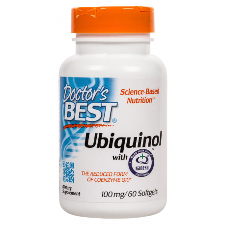 Doctors Best Ubichinol - Koenzym Q10 100 mg 60 softgels