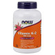 NOW Vitamin K2 MK4 100 mcg & Alfalfa 250 kaps.