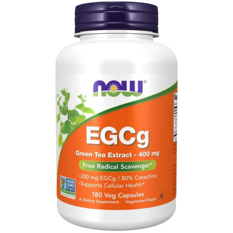 Now EGCg Green Tea Extract  400 mg 180 kaps.