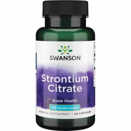 Swanson Strontium Citrate 60 kaps.