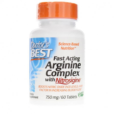 Doctor´s Best Fast Acting Arginine Complex with Nitrosigine 60 tabl.