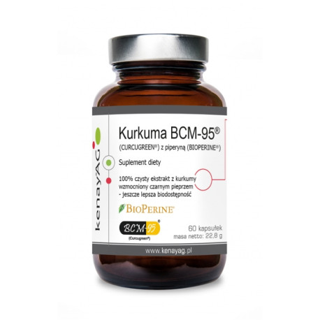 KENAY Kurkuma BCM-95┬« (CURCUGREEN┬«) with (BIOPERINE┬«) 60 kaps.