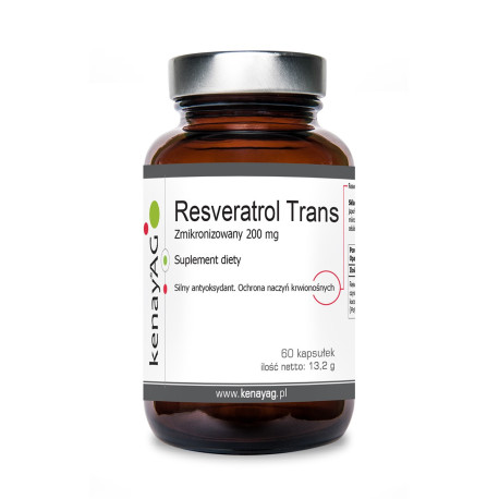 Kenay Mikronizovaný Resveratrol 200 mg 60 kaps.