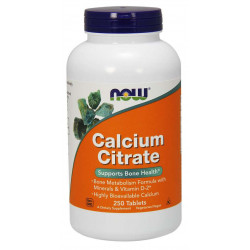 NOW Calcium Citrate 250 tabl.