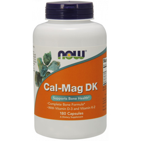 Now Cal-Mag DK Vitamin D3 and K2 180 kaps.