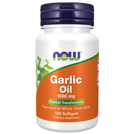 NOW Garlic Oil 3 mg 100 softgels