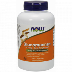 NOW Glucomannan 575 mg - Konjac Root 180 kaps.
