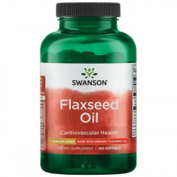 Swanson Flaxseed Oil 1000 mg 100 softgels