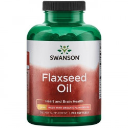 Swanson Flaxseed Oil 1000 mg 200 softgels